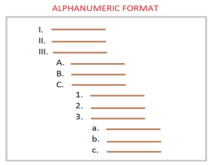 Alphanumeric Structure