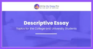 Descriptive Essay Topics